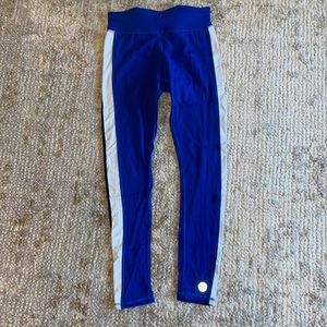 Tory Burch sport leggings royal blue small